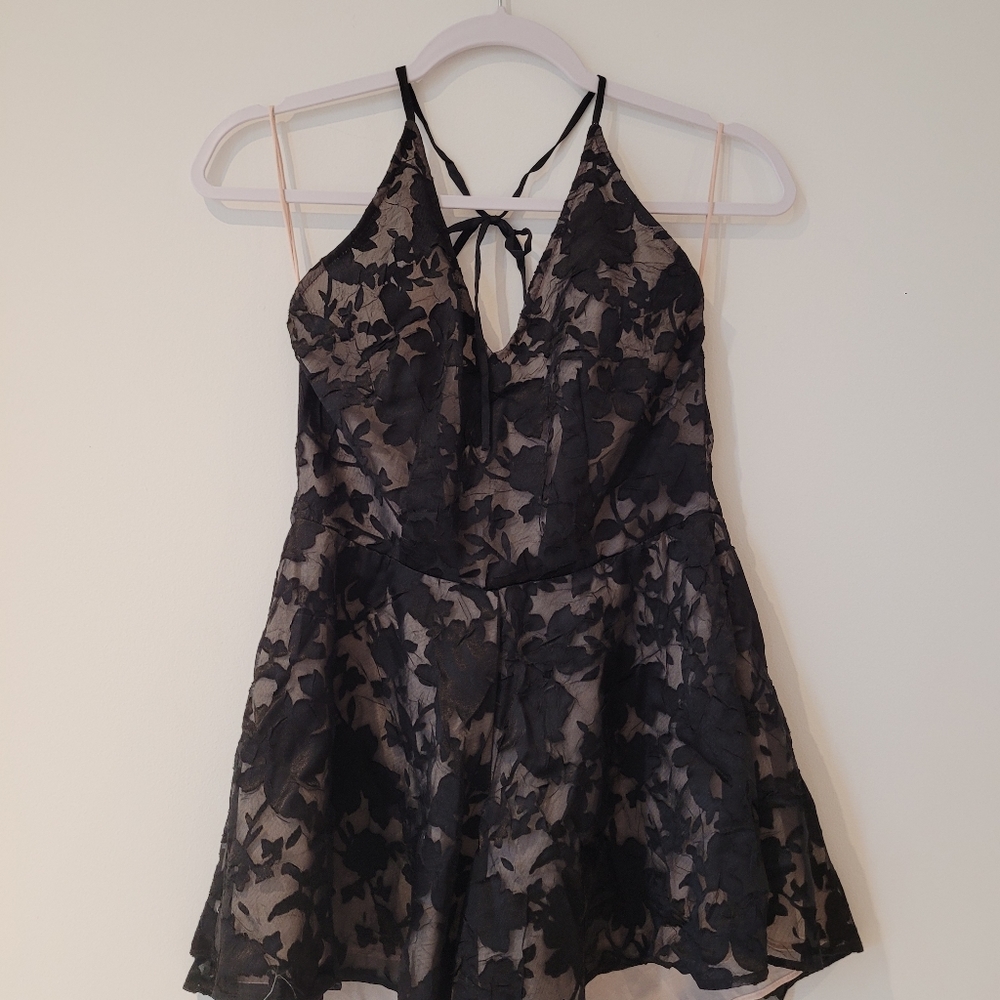 Fit and flare romper